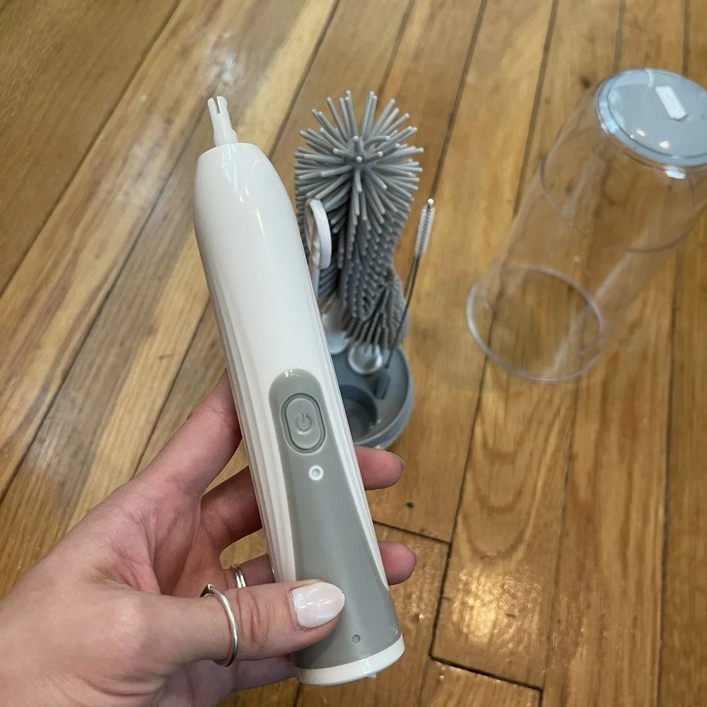 Orzbow Baby Bottle Straw Brush Cleaning Sterilizing Set Rechargeable Travel